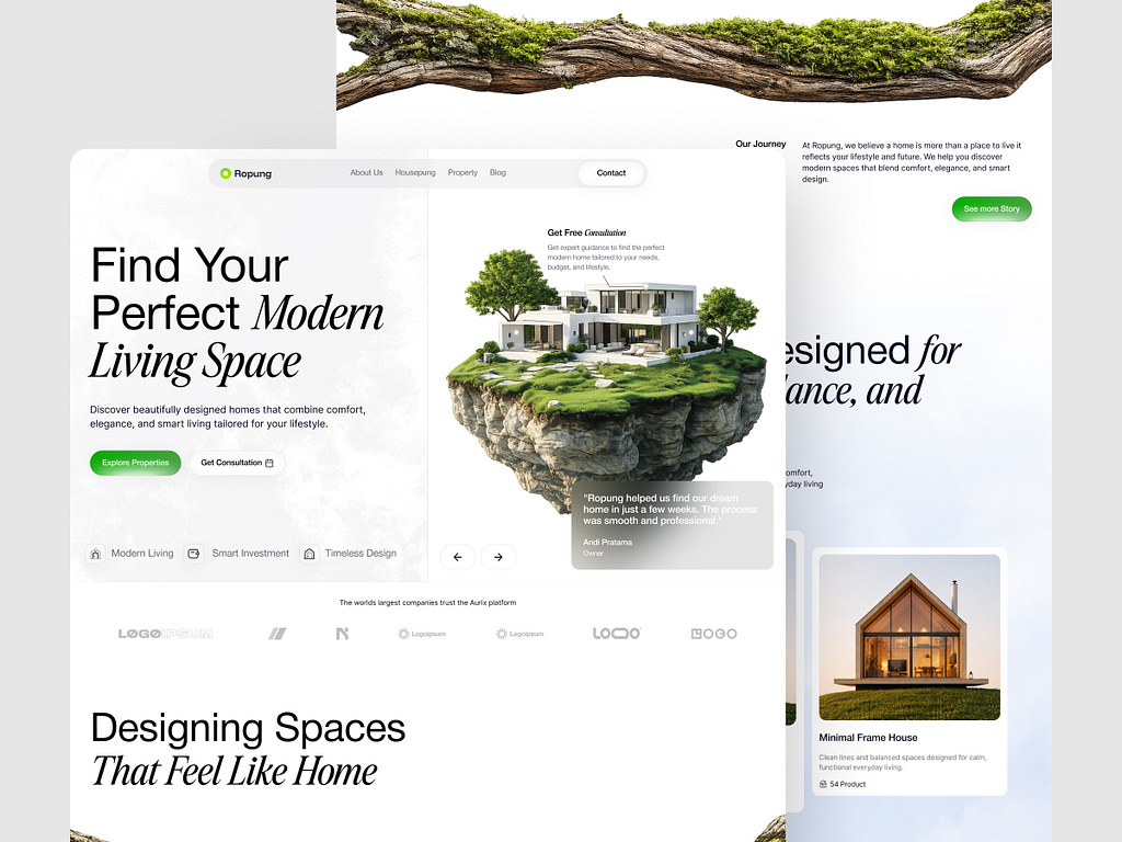 Rebrand portfolio gallery preview